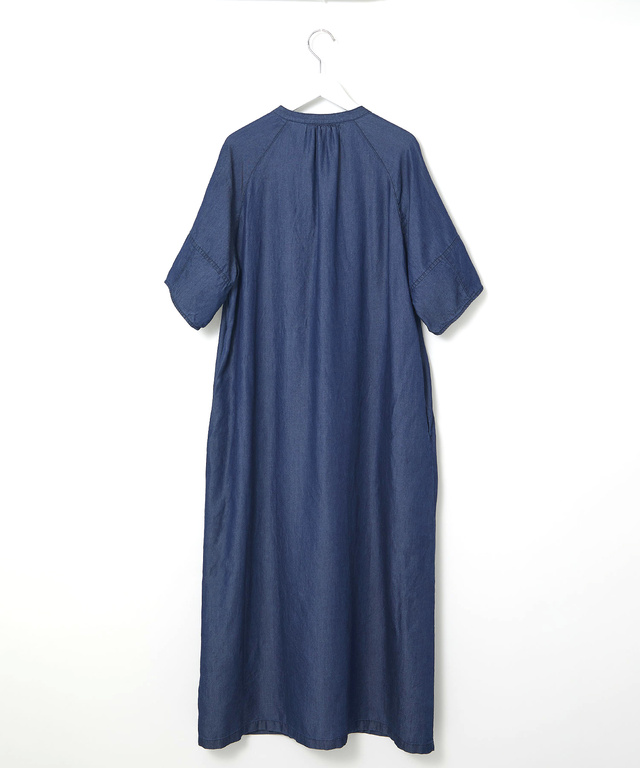 デニムライク ワンピース【オンラインショップ・一部店舗限定】