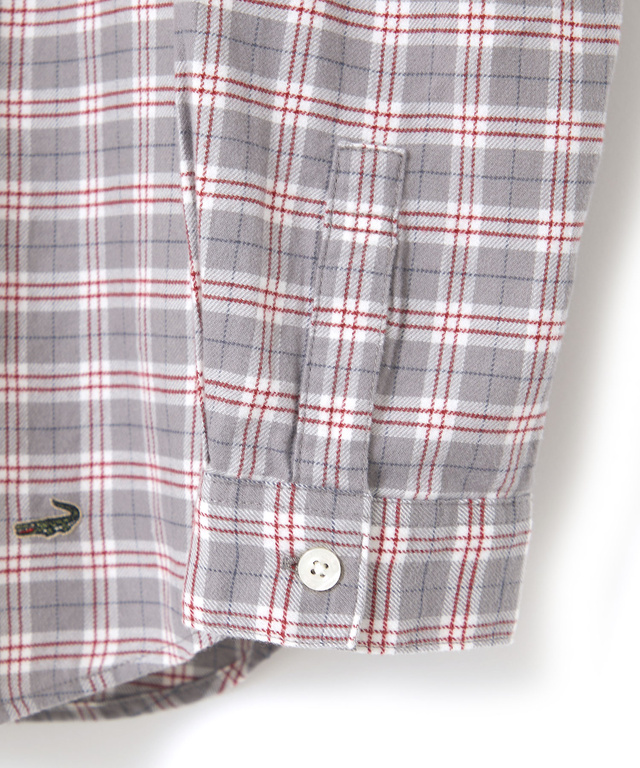 フランネル チェック柄 ブラウス