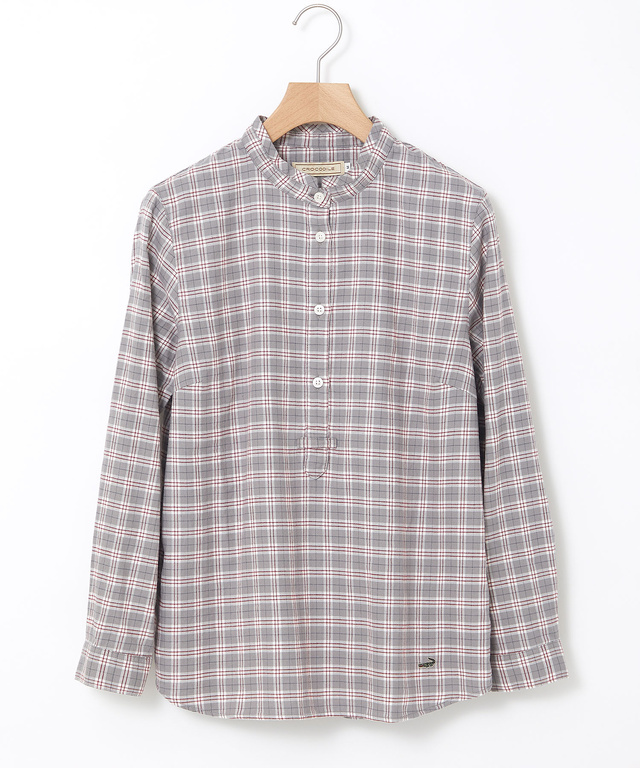 フランネル チェック柄 ブラウス