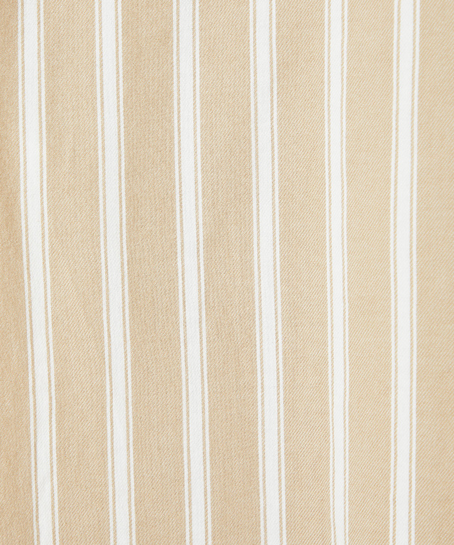 バンドカラー ストライプ チュニック【一部店舗限定】