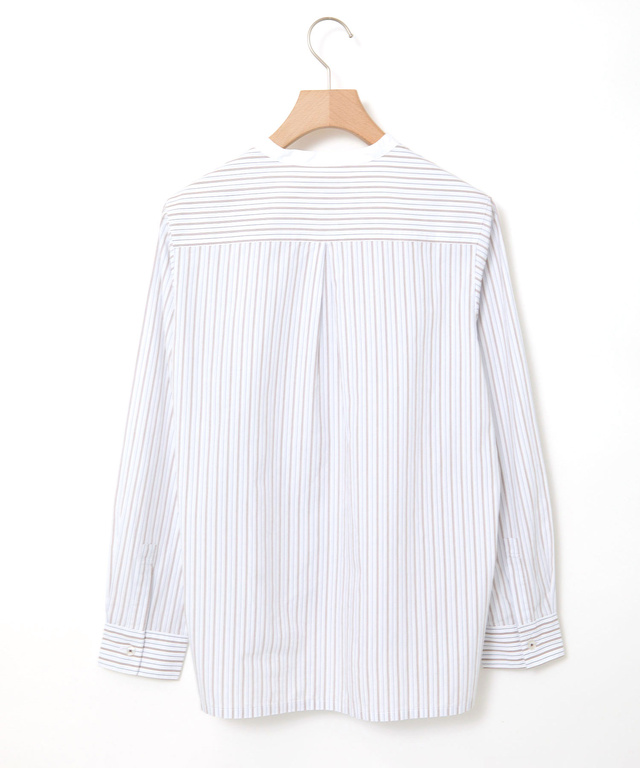 クレリック ストライプ ブラウス