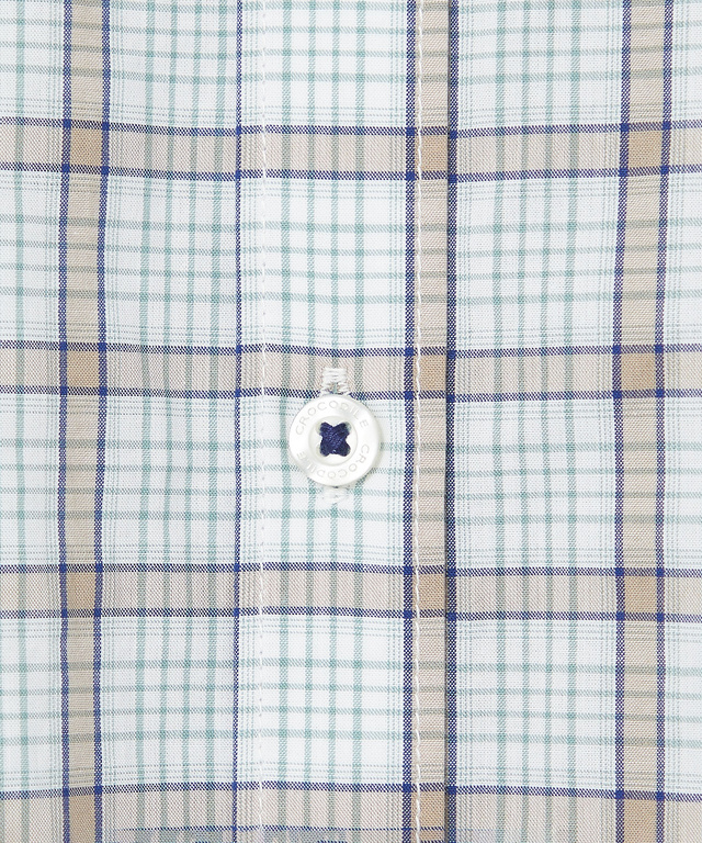 丸襟 チェック柄 ブラウス【オンラインショップ・一部店舗限定】