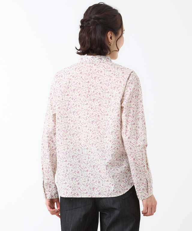 フラワープリント ブラウス【オンラインショップ・一部店舗限定】