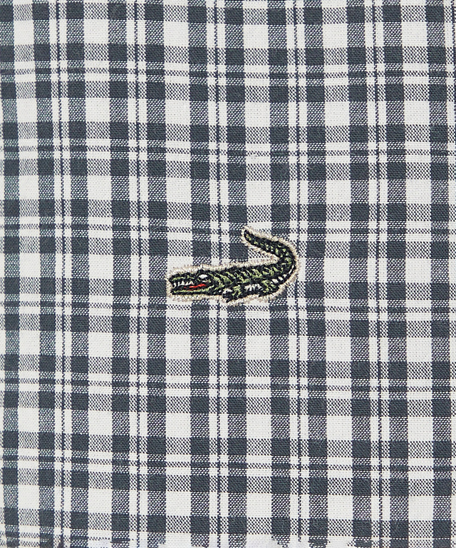 バンドカラー チェック ブラウス【オンラインショップ・一部店舗限定】