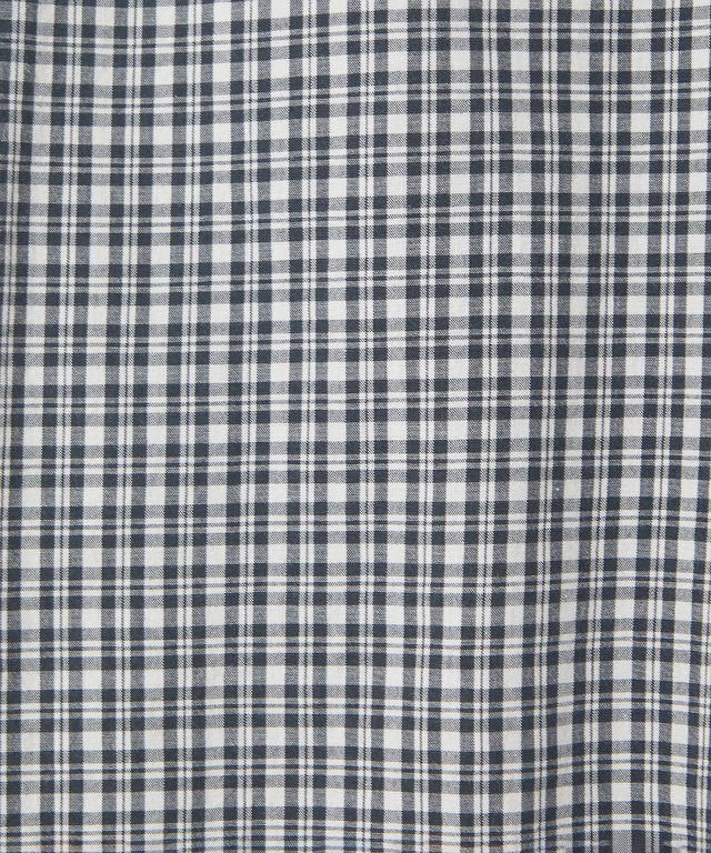 バンドカラー チェック ブラウス【オンラインショップ・一部店舗限定】