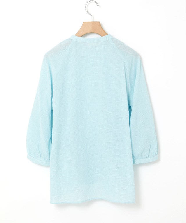 サッカー ミニギンガム ブラウス