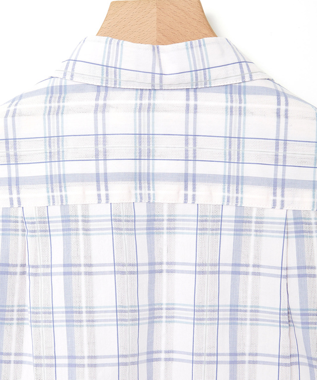 スノーコットン 七分袖 ブラウス【接触冷感】