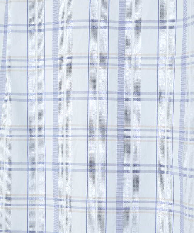 スノーコットン 七分袖 ブラウス【接触冷感】