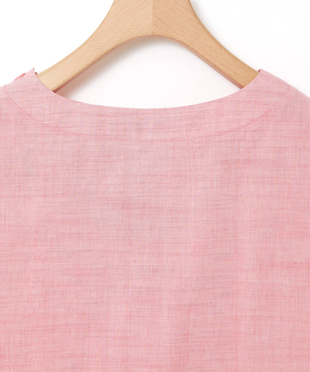 ダンガリー 刺繍 ブラウス