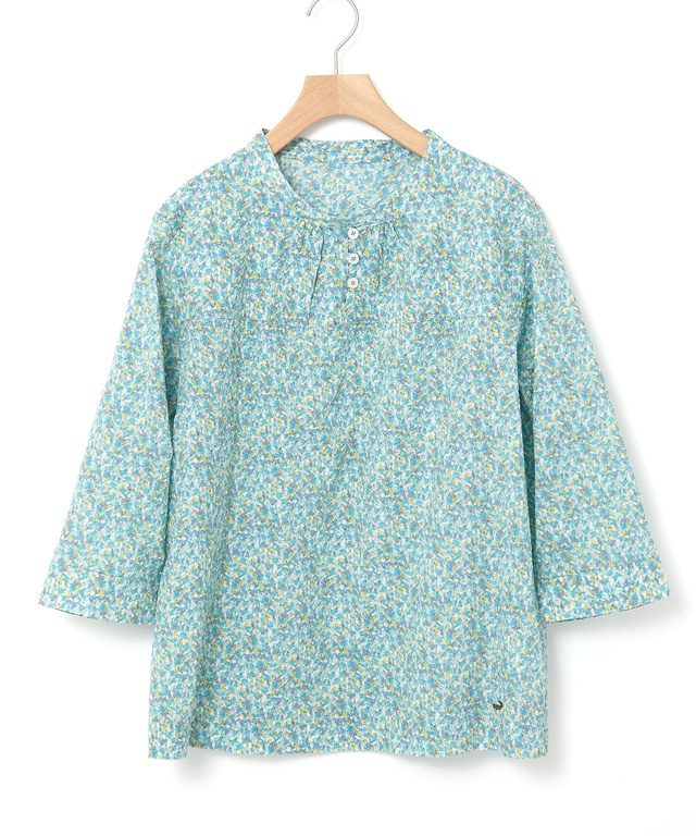 ミラクルウェーブ 花柄 ブラウス【オンラインショップ・一部店舗限定】