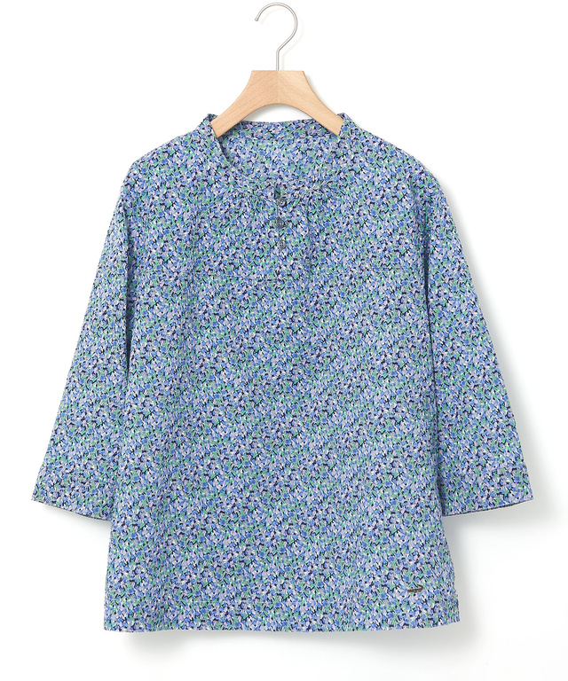 ミラクルウェーブ 花柄 ブラウス【オンラインショップ・一部店舗限定】