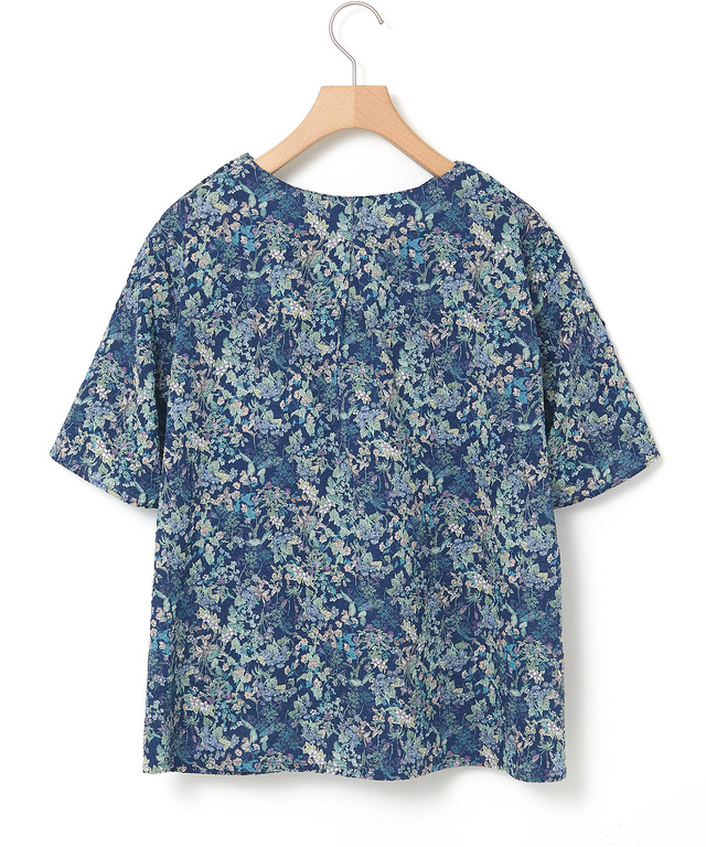 ミラクルウェーブ 花柄 ブラウス【オンラインショップ限定】