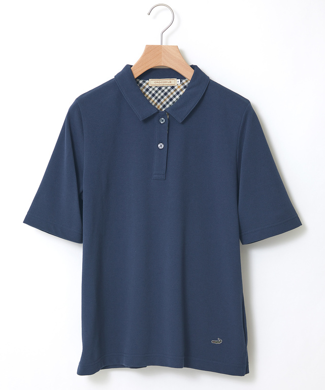 クロコダイルタータン  ポロシャツ