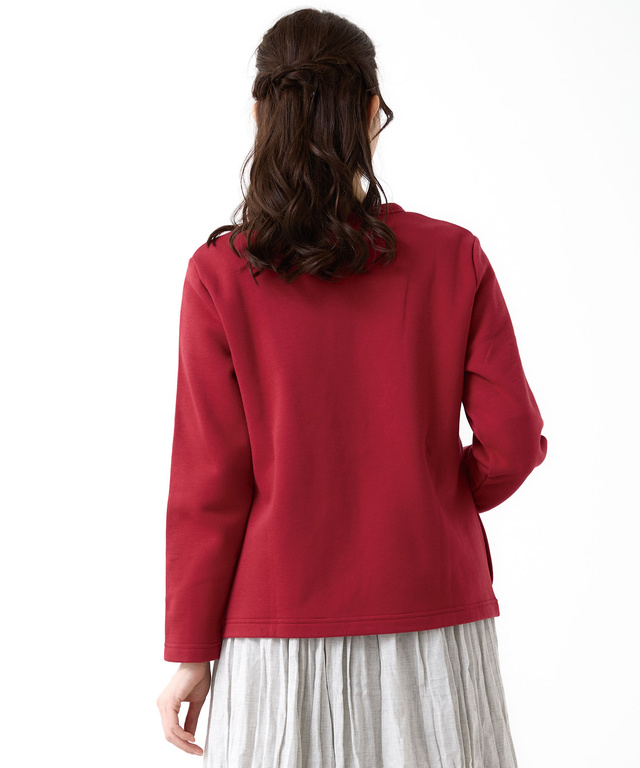 スナップボタン カーディガン