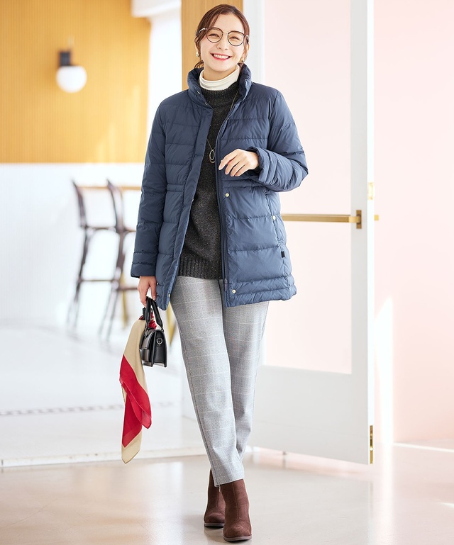 天竺 タートルネック プルオーバー