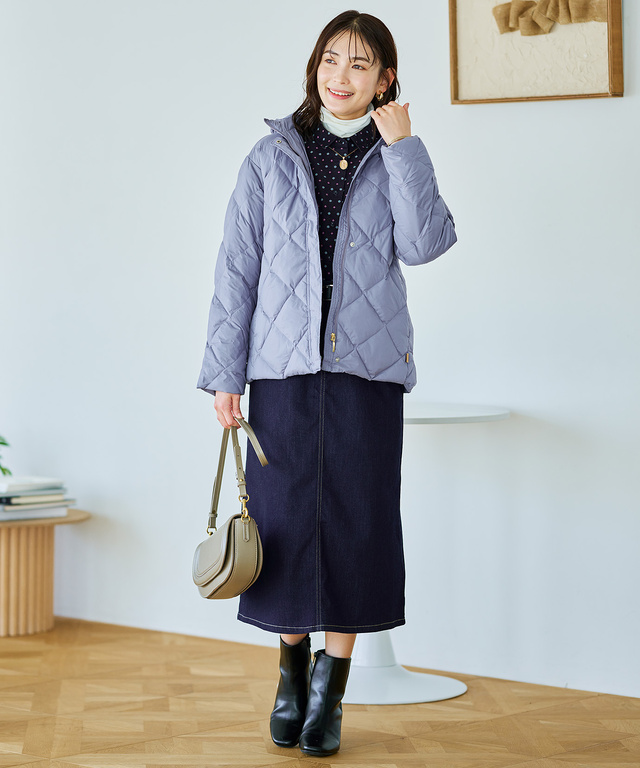 天竺 タートルネック プルオーバー