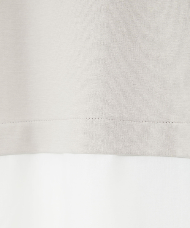 布帛ドッキング カットソー