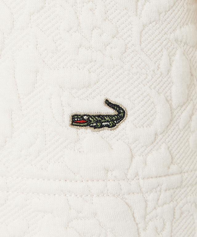 フラワージャカード モックネック トレーナー