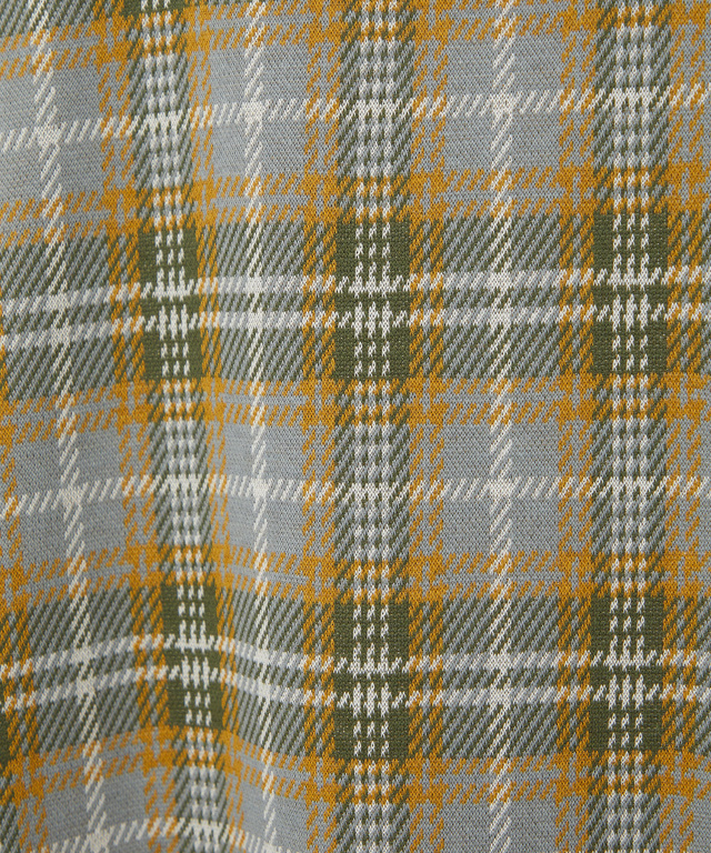 チェック柄 リブ配色 プルオーバー