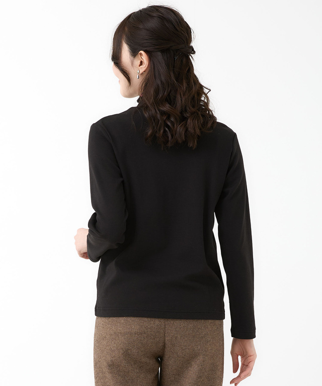 メロー ハイネック カットソー