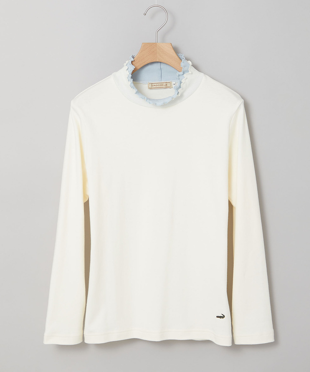 メロー ハイネック カットソー