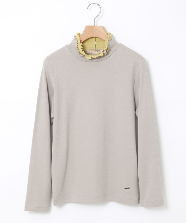 メロー ハイネック カットソー