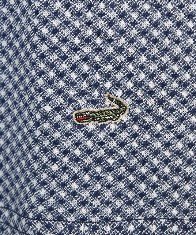 チェックジャカード ハイネックプルオーバー