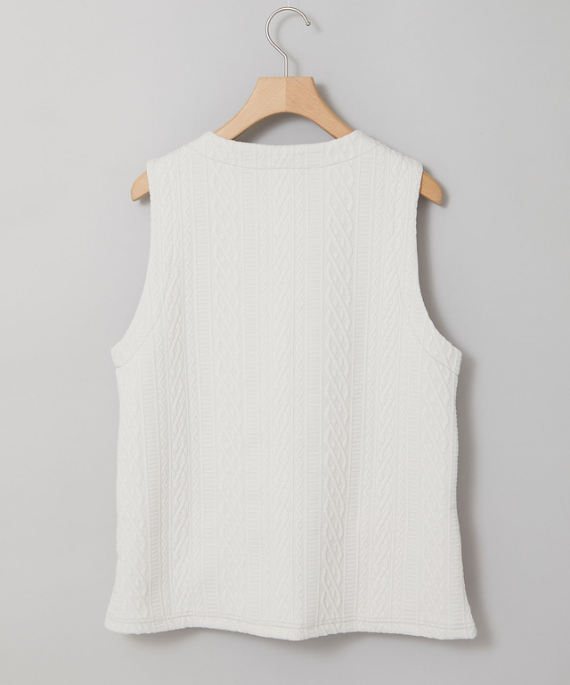 ジャカード カット ベスト