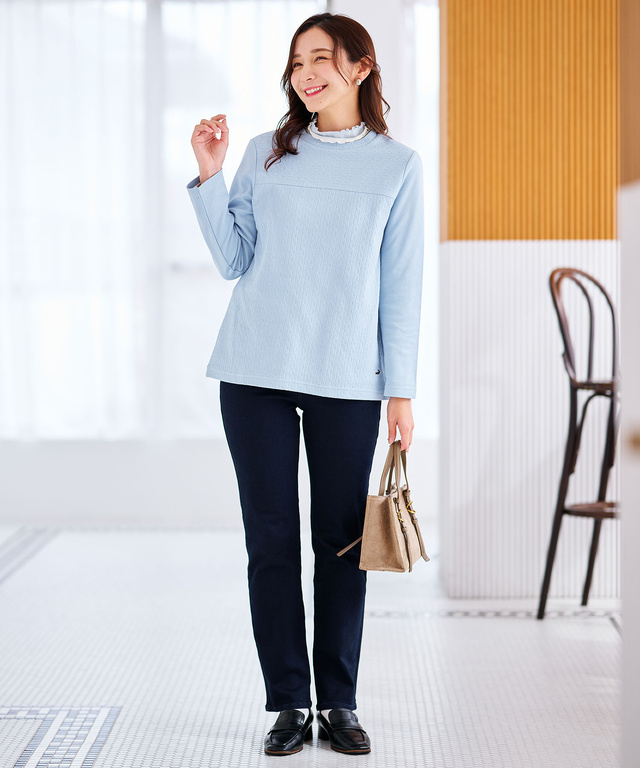 ジャカード 切り替え カットソー