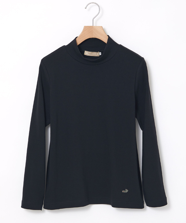 スムース ハイネック カットソー