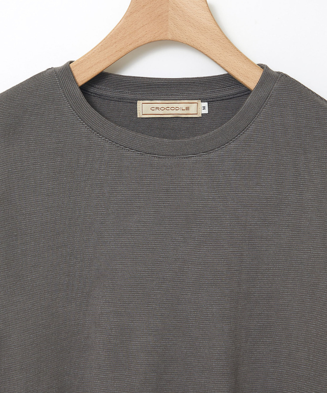 ダブルフェイス クルーネック カットソー