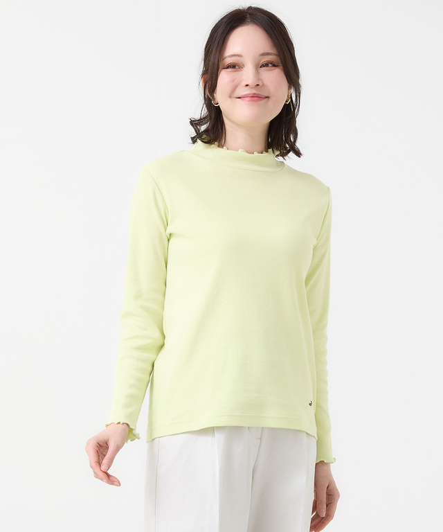 メロー ハイネック カットソー