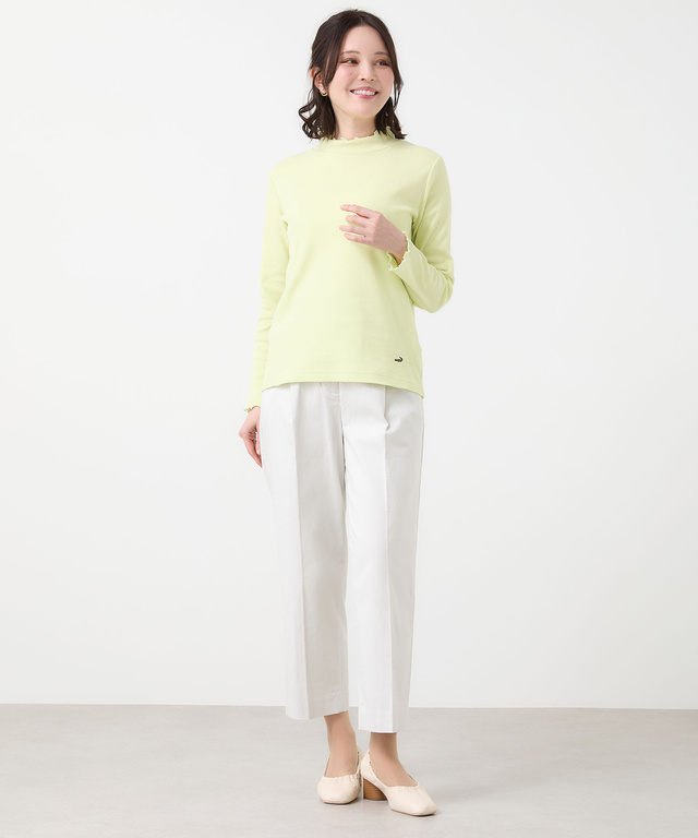 メロー ハイネック カットソー