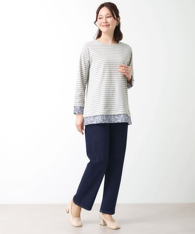 ボーダー ドッキング チュニック