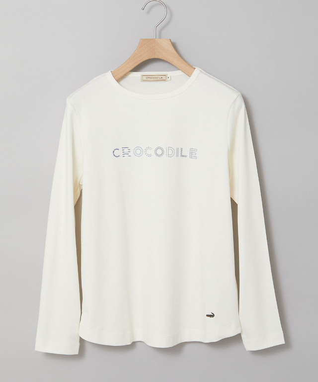 スムース ロゴプリント Tシャツ