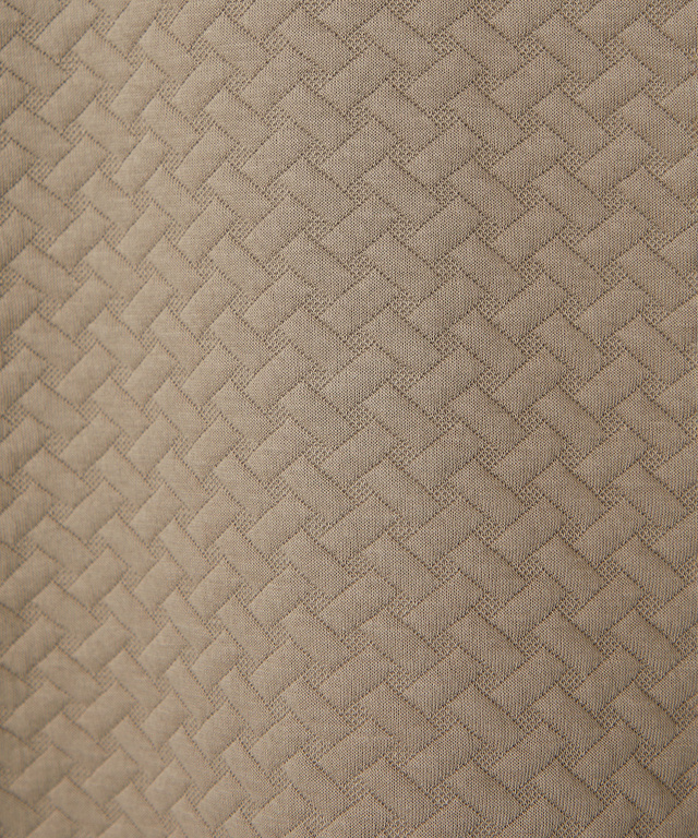 格子柄 ジャカード カーディガン