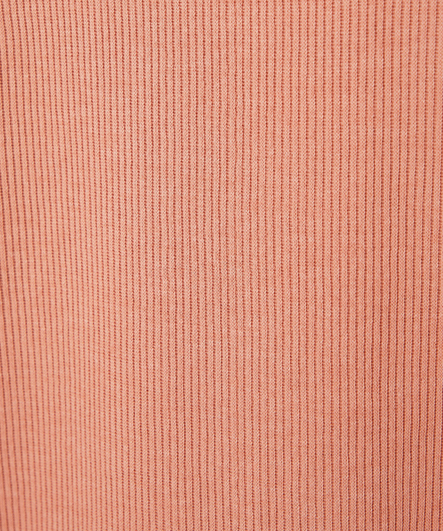 メランジリブ プルオーバー カットソー