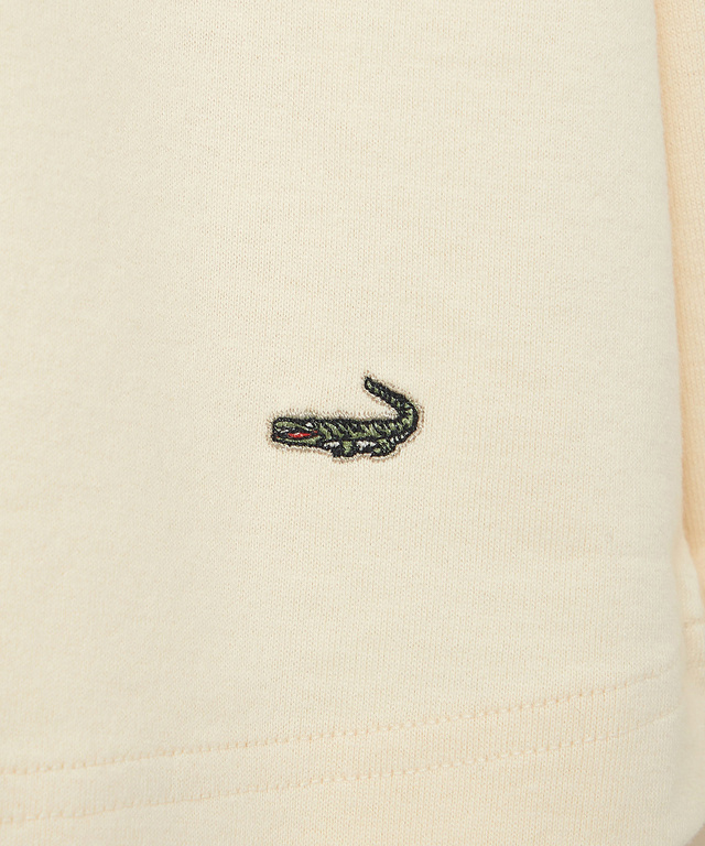 小花柄 フリル襟 プルオーバー