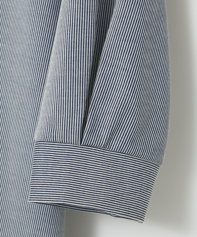 ストライプ ピンタック チュニック