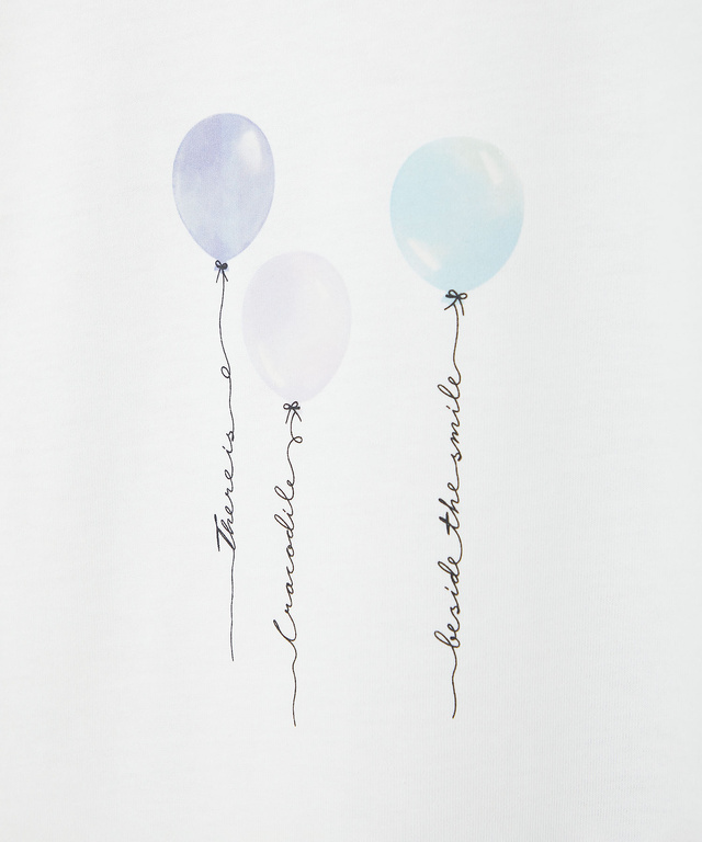 バルーンプリント 半袖 Tシャツ【吸汗速乾】