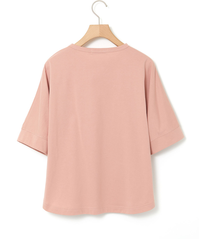 プレーティング天竺 切り替えデザイン Tシャツ