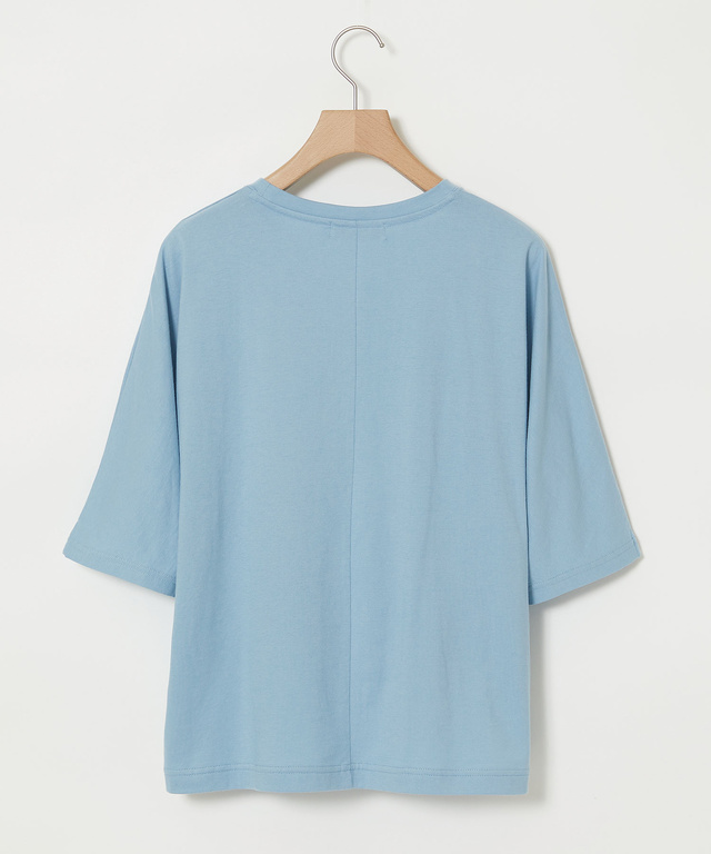 フラワープリント 天竺 Tシャツ