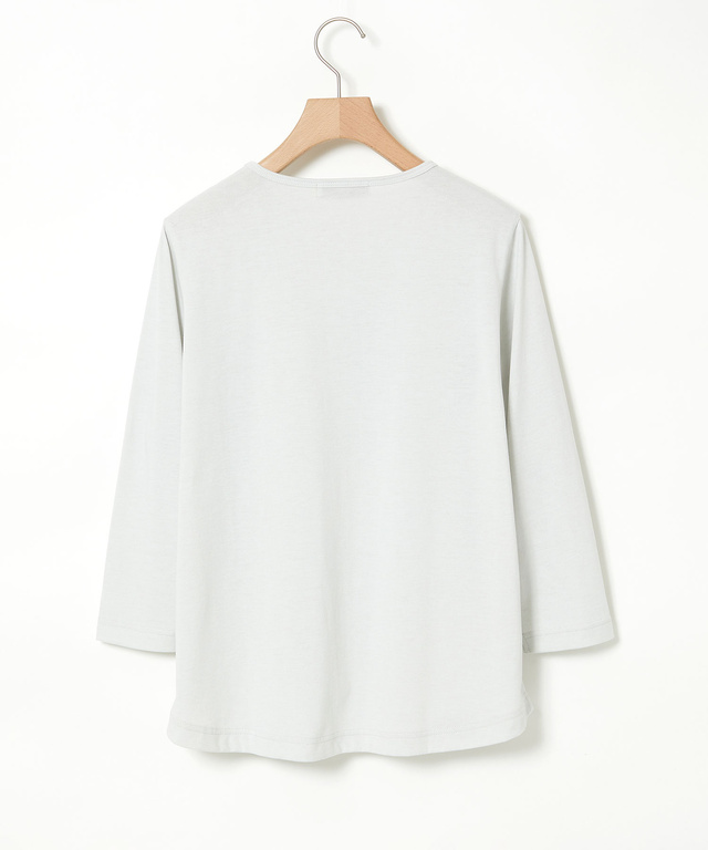 プリント 七分袖 Tシャツ