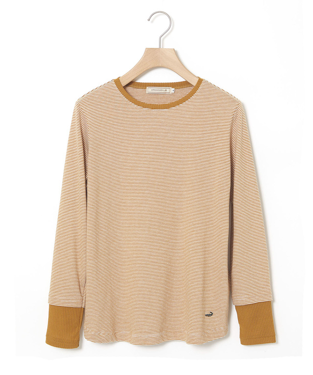 レイヤード風 長袖 Tシャツ