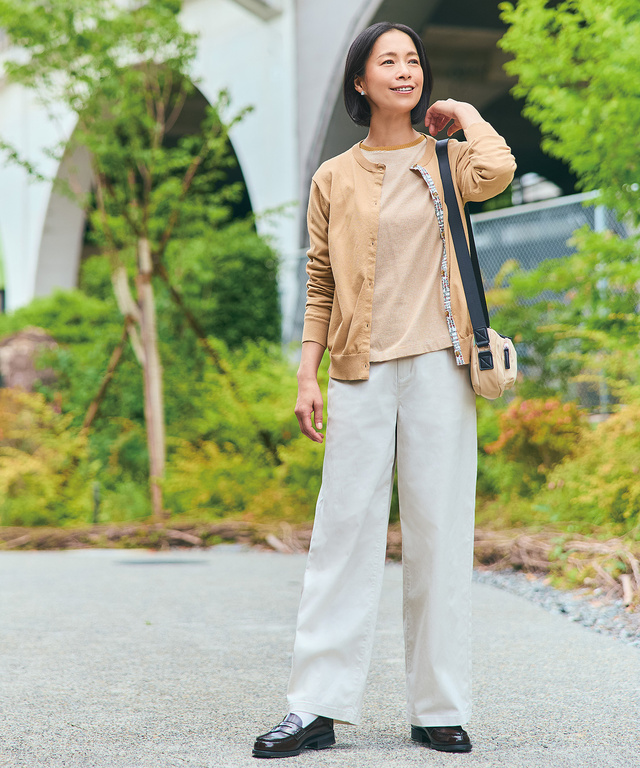 レイヤード風 長袖 Tシャツ