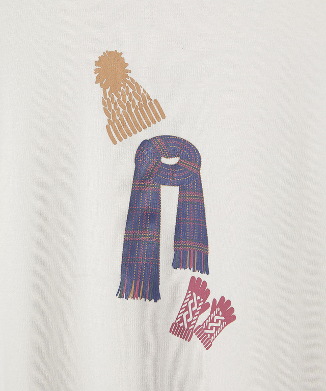 スムース プリント Tシャツ