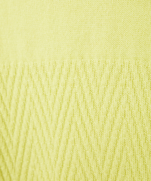 クルーネックニットチュニック