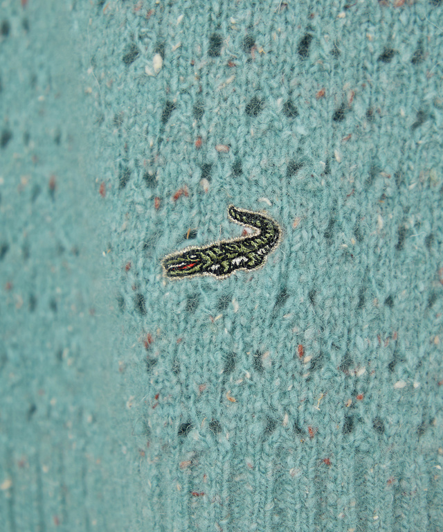 シルクブレンド ネップ ニットカーディガン