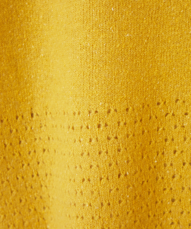 シルクブレンド ネップ ニットカーディガン