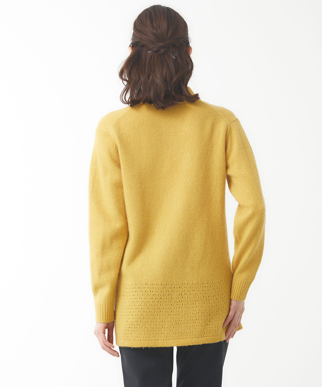 シルクブレンド ネップ ニットチュニック